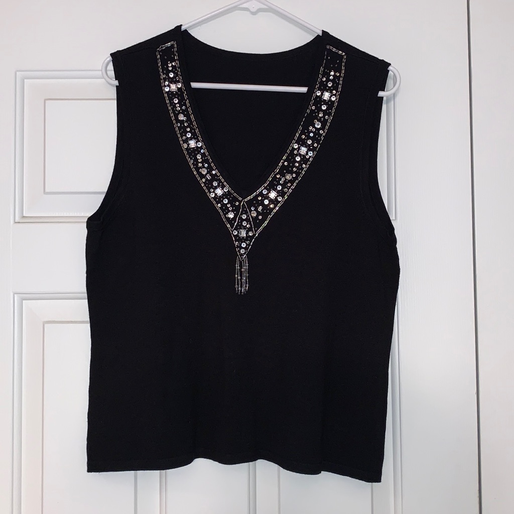 Black Sweater Shell